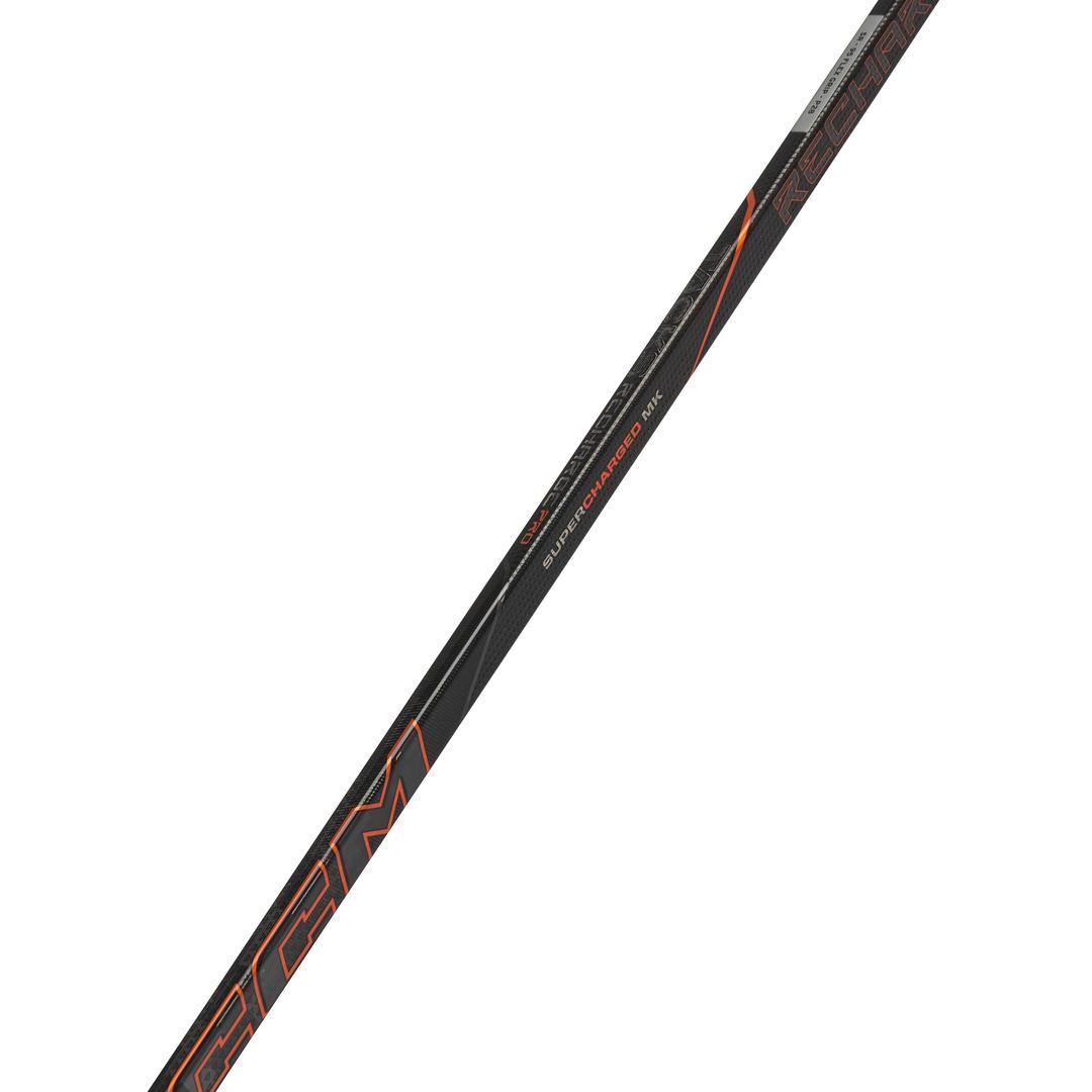 CCM Intermediate Tacks Recharge Pro Hockey Player Stick black red