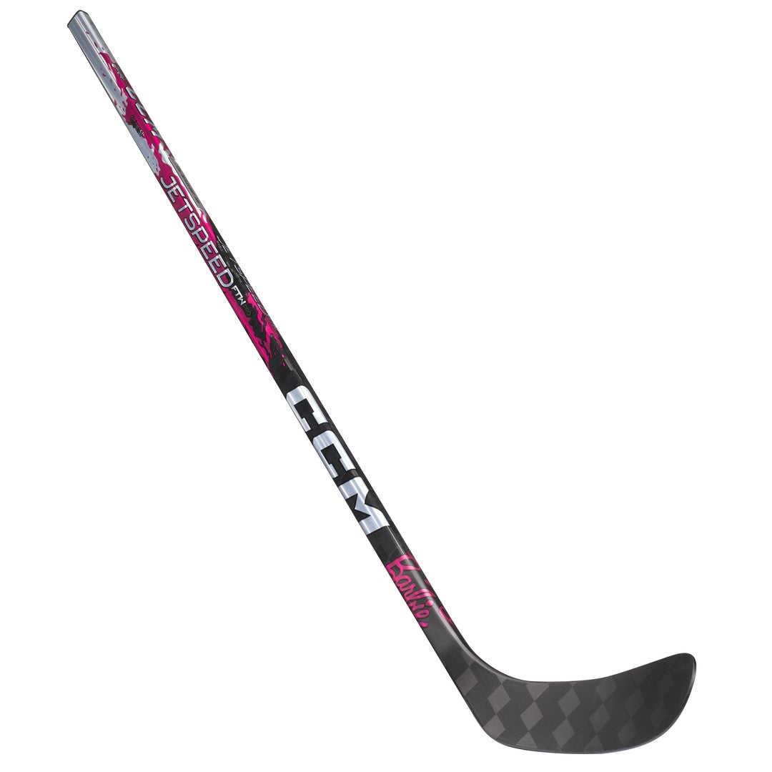 CCM Intermediate Women's JetSpeed FTW Pro Barbie Hockey Player Stick pink/silver/black