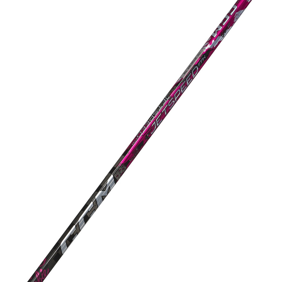 CCM Intermediate Women's JetSpeed FTW Pro Barbie Hockey Player Stick pink/silver/black