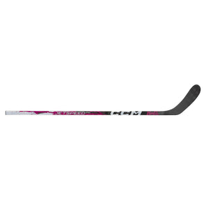 CCM Intermediate Women's JetSpeed FTW Pro Barbie Hockey Player Stick pink/silver/black