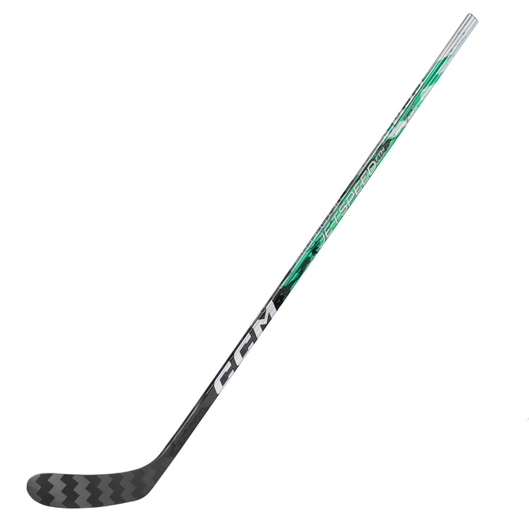 CCM Intermediate Women's JetSpeed FTW Pro Hockey Player Stick black green silver