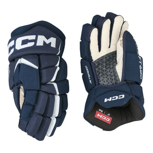 CCM JETSPEED FT680 Hockey Player Gloves Navy/White
