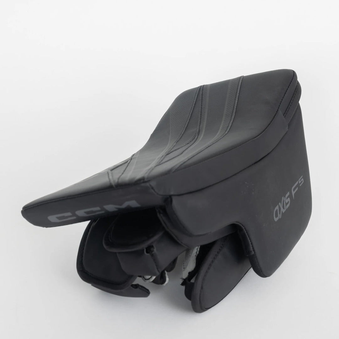 CCM Junior Axis F5 Goalie Hockey Blocker - Full Right 1 Black