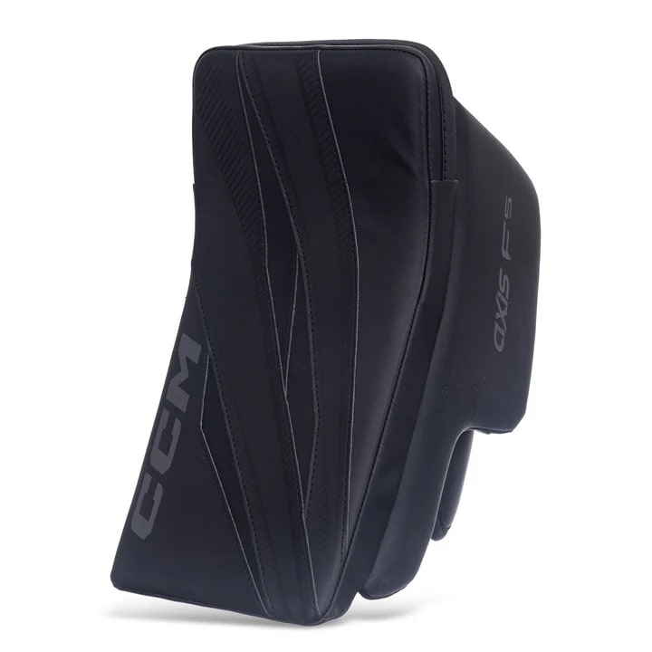 CCM Junior Axis F5 Goalie Hockey Blocker - Full Right Black