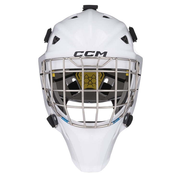 CCM Junior Axis F5 Hockey Goalie Mask white