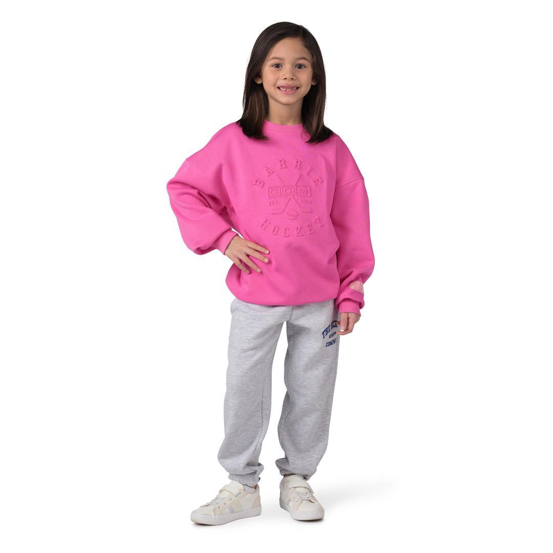 CCM Junior Barbie Crew Neck Sweatshirt pink