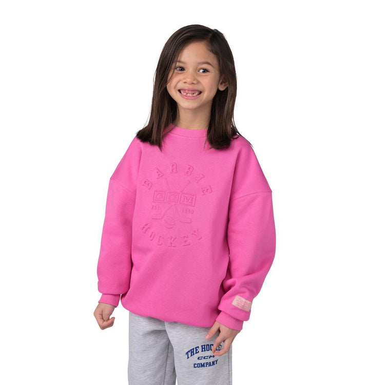 CCM Junior Barbie Crew Neck Sweatshirt pink