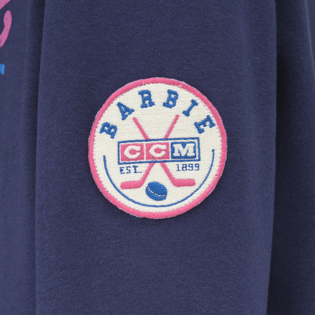CCM Junior Barbie Hoodie blue pink