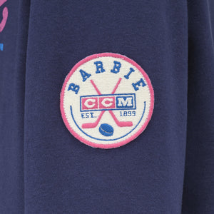 CCM Junior Barbie Hoodie blue pink