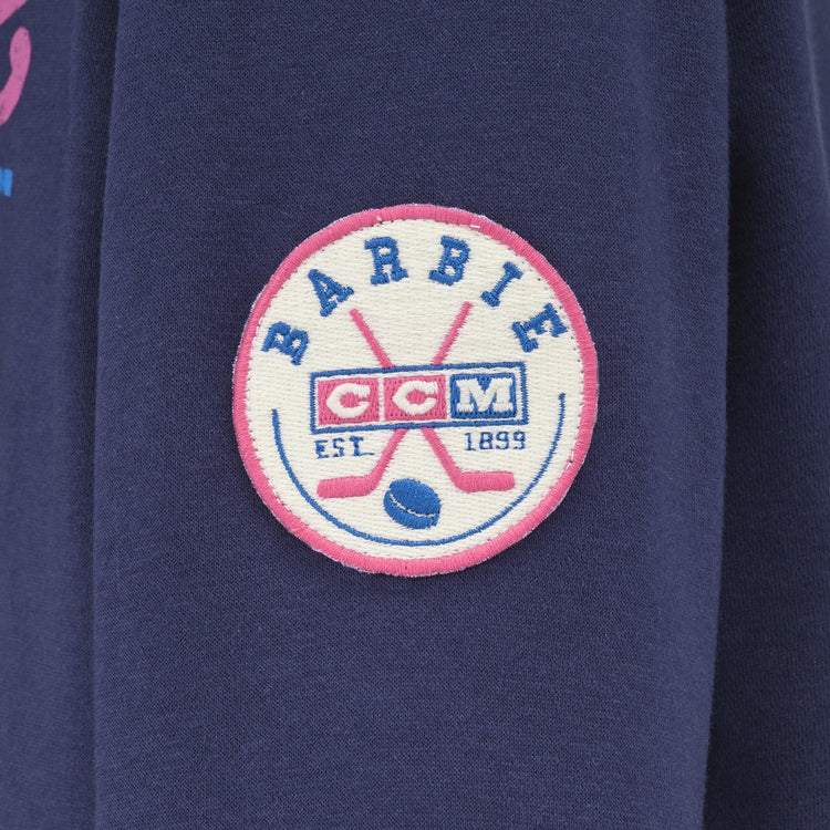 CCM Junior Barbie Hoodie blue pink