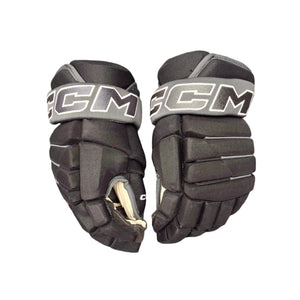 CCM Junior HG4PC3 4 Roll Hockey Player Gloves black graphite grey