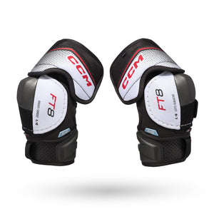 CCM Junior JETSPEED FT8 Hockey Player Elbow Pads white black