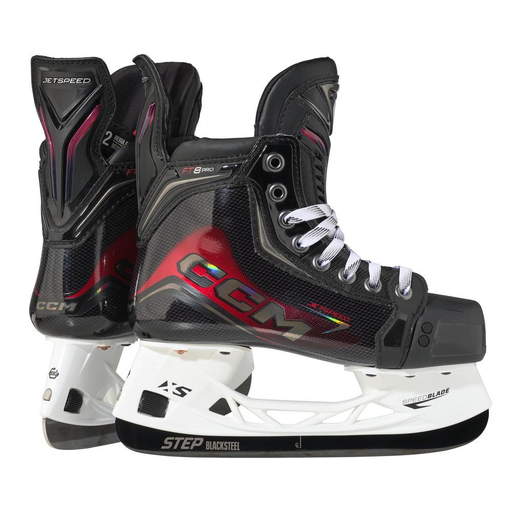 CCM Junior JETSPEED FT8 Pro Hockey Player Skate Pair