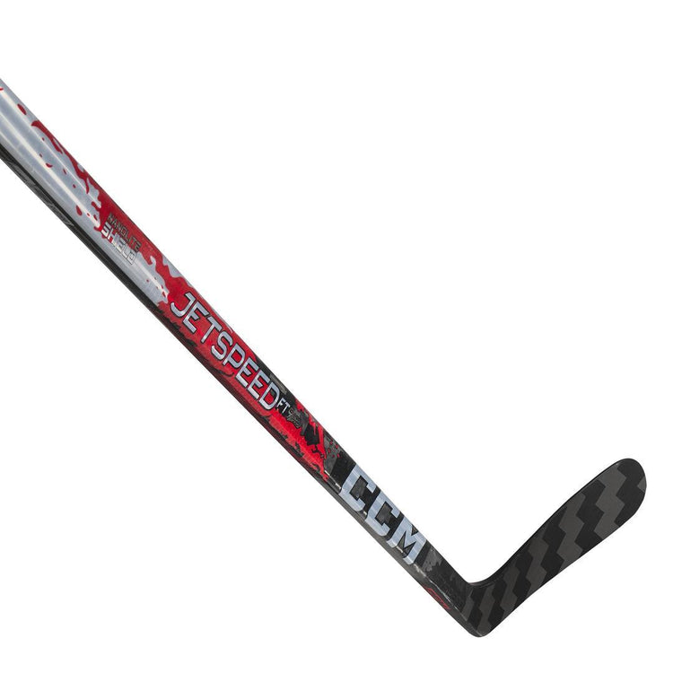 CCM Junior JetSpeed FT9 Pro Red Hockey Player Stick red black silver