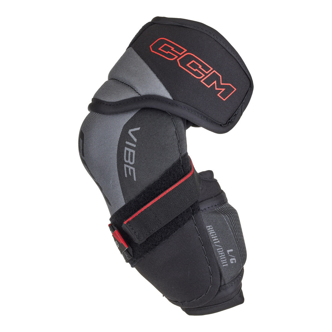 CCM Junior JETSPEED Vibe Hockey Player Elbow Pads grey black