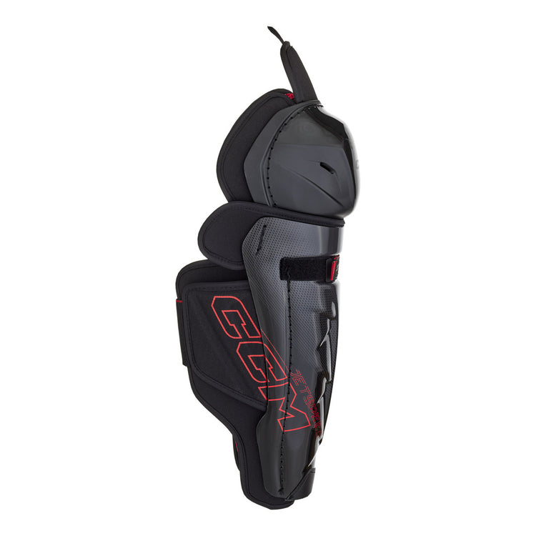 CCM Junior JETSPEED Vibe Hockey Player Shin Guards black 2025