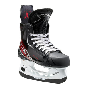 CCM Junior JETSPEED Vibe Hockey Player Skates 2025 black red