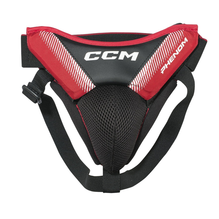 CCM Junior Phenom Goalie Jock black/red