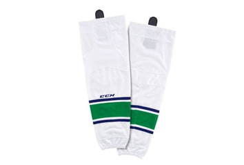 CCM Junior SX8000 Gamewear Hockey Sock Vancouver White