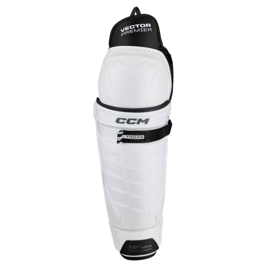 CCM Junior Tacks Vector Premier Hockey Player Shin Guard