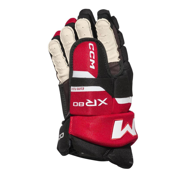 CCM Junior Tacks XR 80 Hockey Player Glove black/red/white