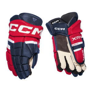 CCM Junior Tacks XR 80 Hockey Player Glove navy/red/white