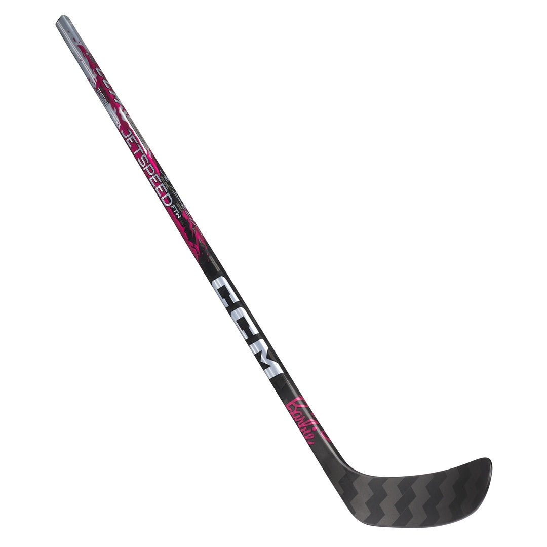 CCM Junior Women's JetSpeed FTW Pro Barbie Hockey Player Stick pink/silver/black