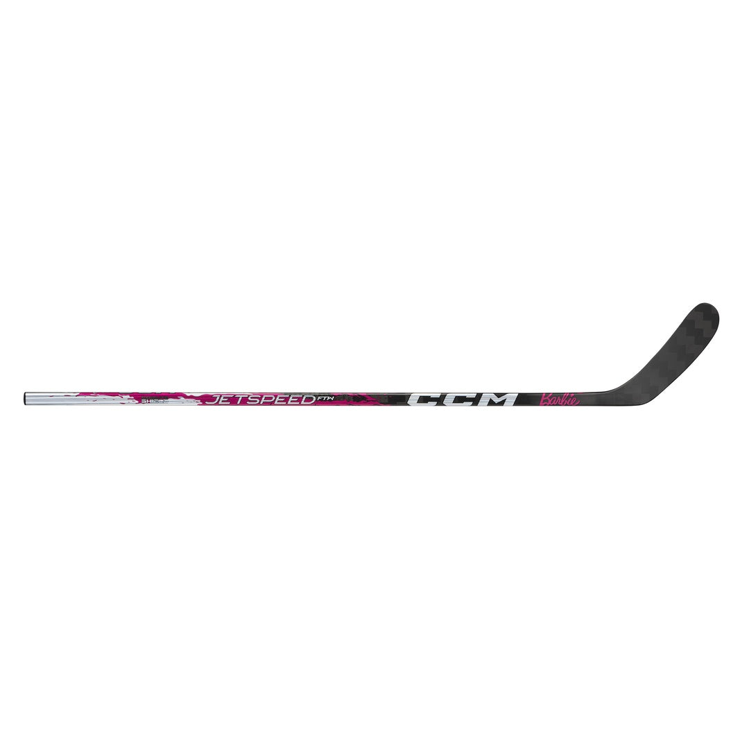 CCM Junior Women's JetSpeed FTW Pro Barbie Hockey Player Stick pink/silver/black