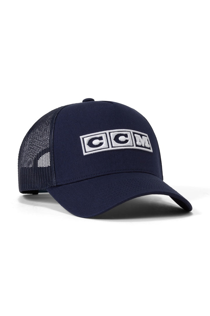 CCM Men's Meshback Trucker Cap Navy