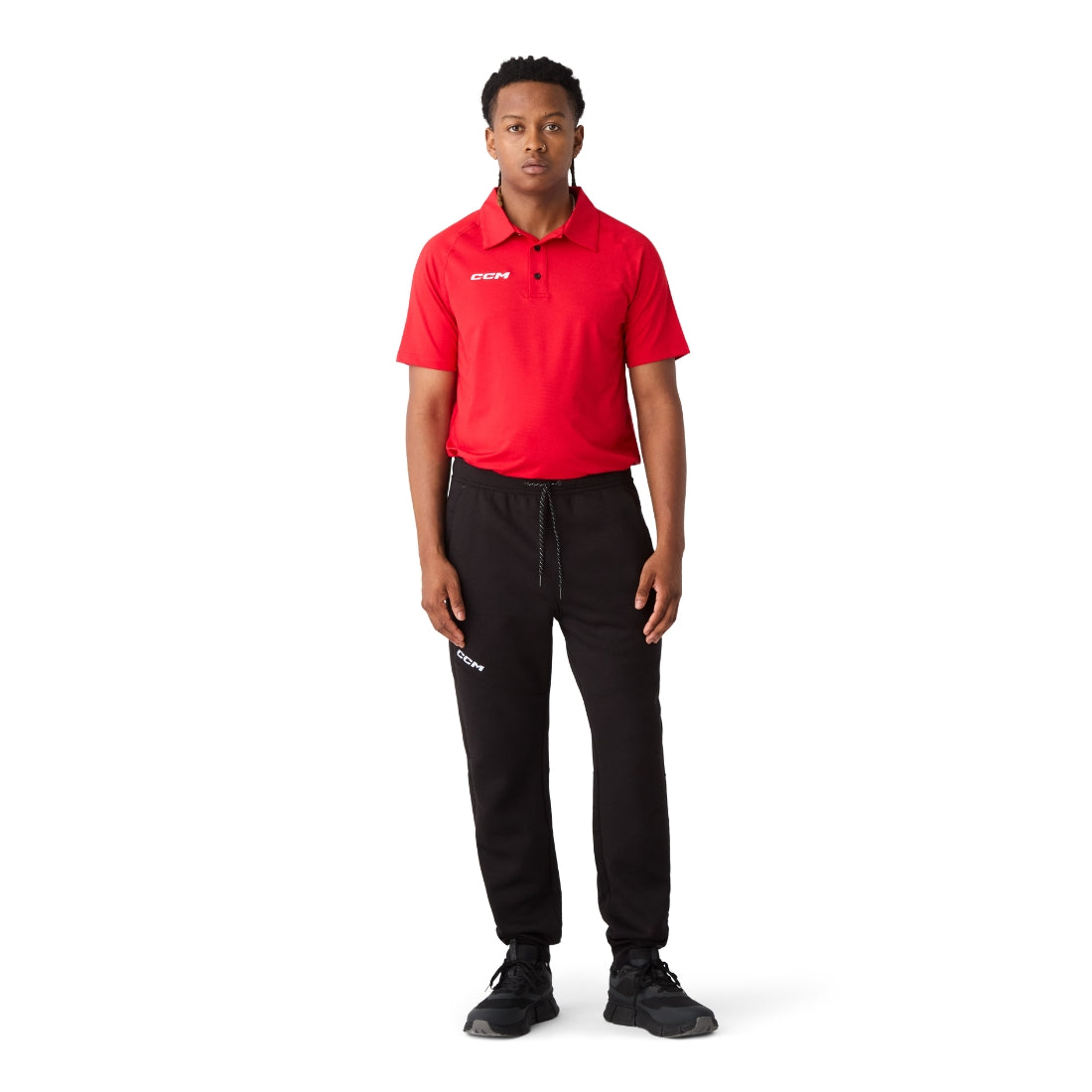 CCM Men's Tech Fleece Cuffed Jogger black