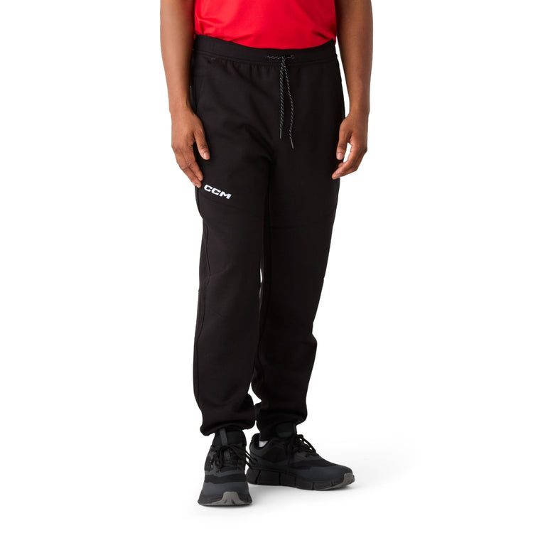 CCM Men's Tech Fleece Cuffed Jogger black