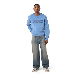 CCM Men's Vintage Crew Sweatshirt blue