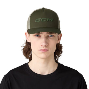 CCM Meshback Trucker Hat moss green/beige