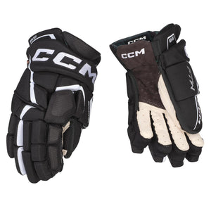 CCM Senior Jetspeed FTW Hockey Player Gloves Black/White