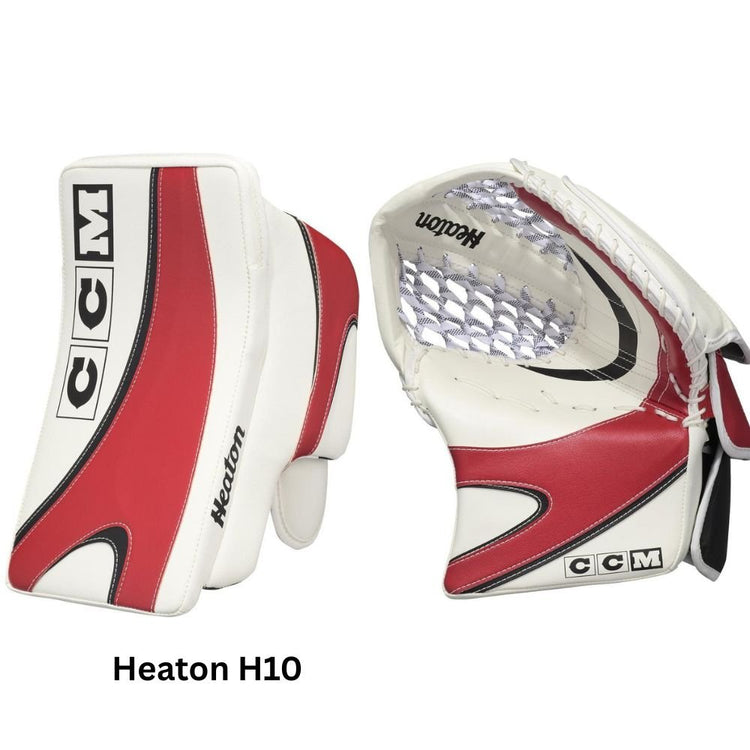 CCM Senior Heaton H10 Hockey Goalie Trapper+Blocker Set
