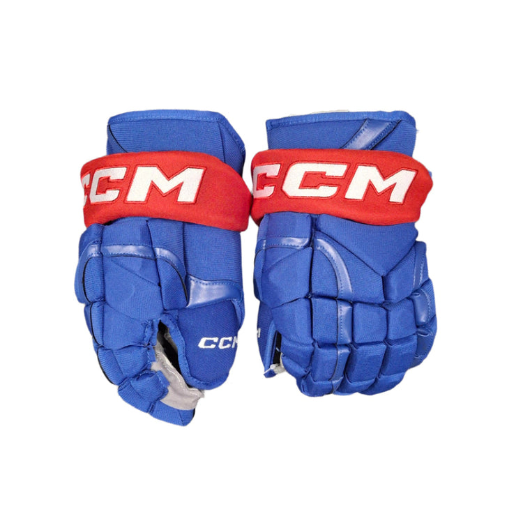 CCM Senior HG12SP Pro Stock Hockey Player Gloves team usa royal red white