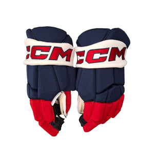 CCM Senior HG85C Hockey Player Gloves navy red white