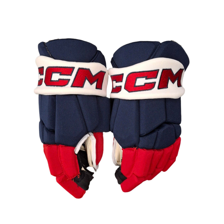 CCM Senior HG85C Hockey Player Gloves navy red white