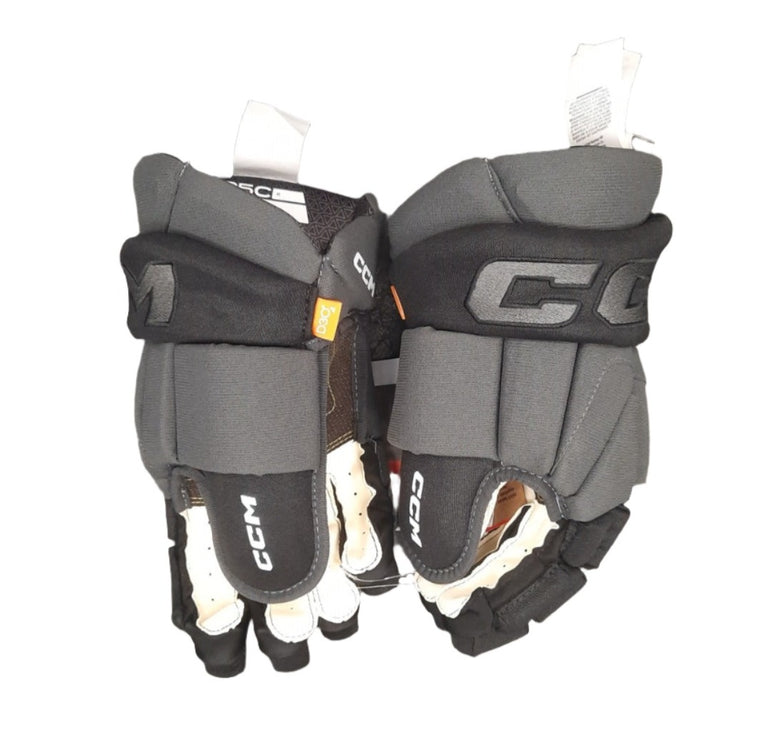 CCM Senior HG95C Hockey Player Gloves Graphite Grey Black