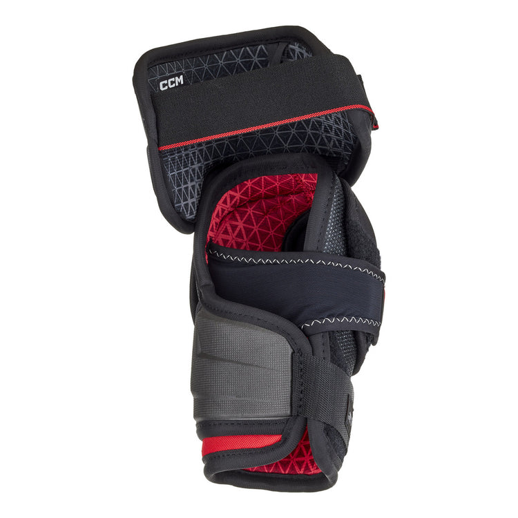 CCM Senior JETSPEED Control Hockey Player Elbow Pads grey black 2025