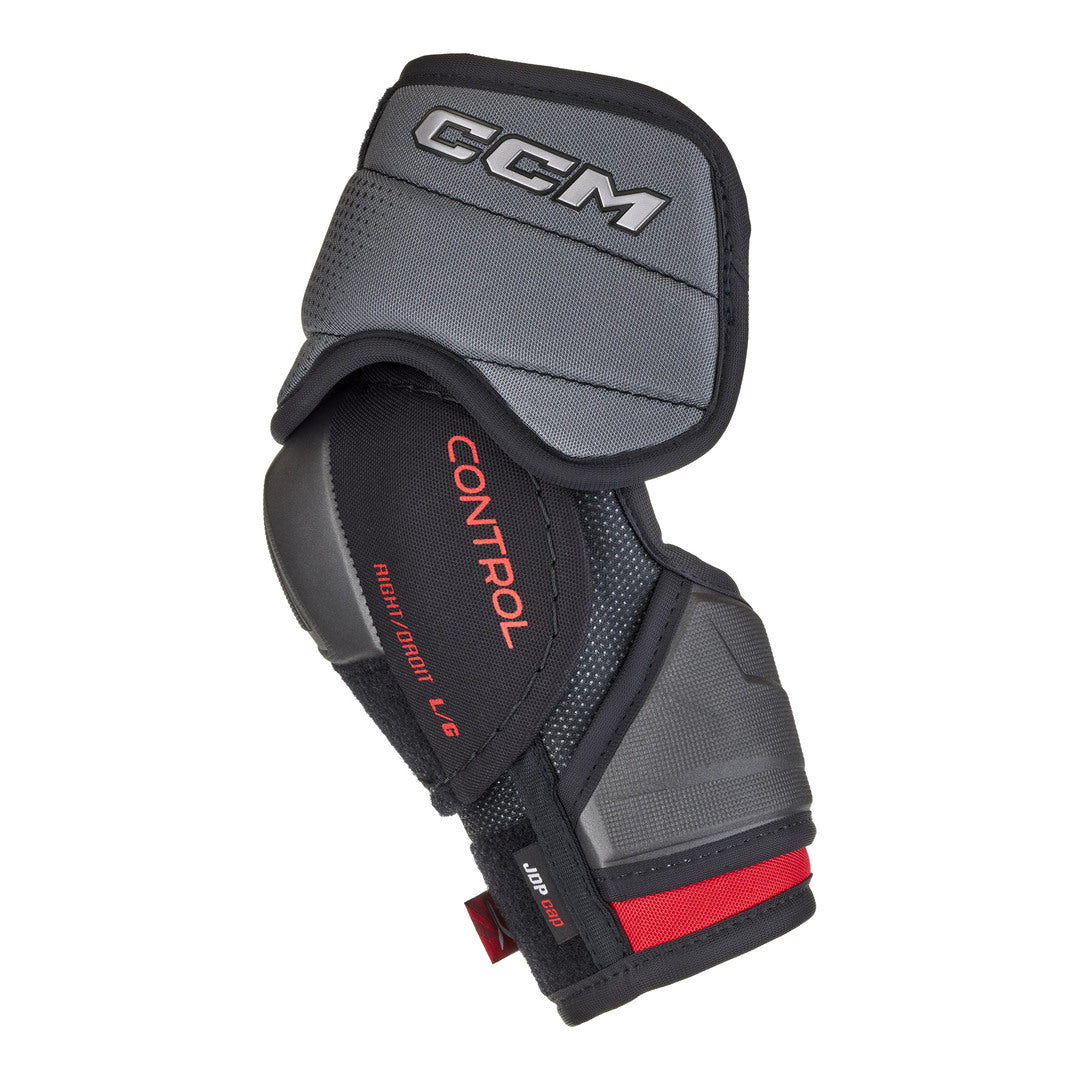 CCM Senior JETSPEED Control Hockey Player Elbow Pads grey black 2025