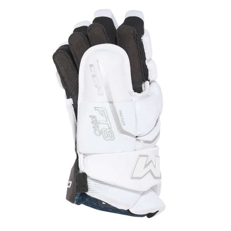CCM Senior JETSPEED FT8 Pro Hockey Gloves white
