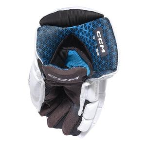CCM Senior JETSPEED FT8 Pro Hockey Gloves white