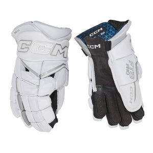 CCM Senior JETSPEED FT8 Pro Hockey Gloves white