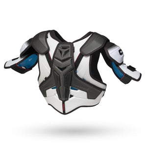 CCM Senior JETSPEED FT8 Pro Hockey Player Shoulder Pads white black