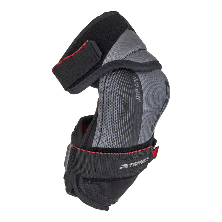 CCM Senior JETSPEED Vibe Hockey Player Elbow Pads grey black
