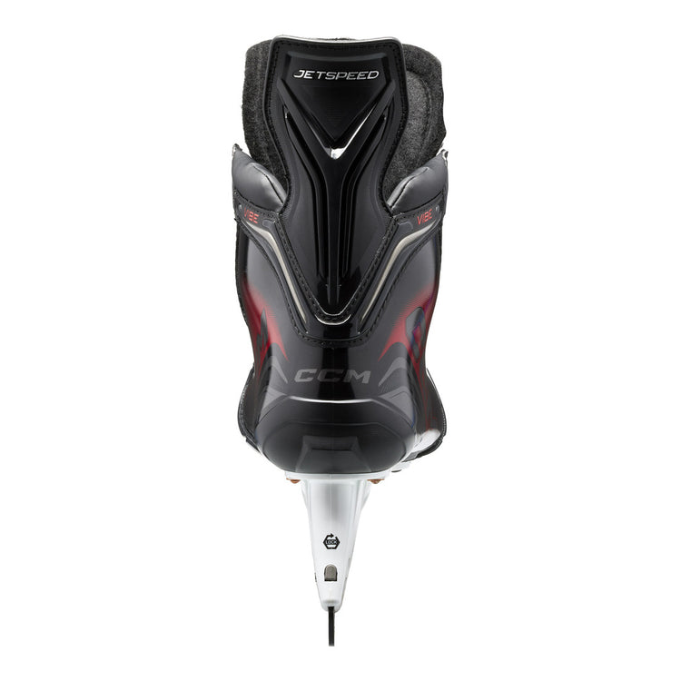 CCM Senior JETSPEED Vibe Hockey Player Skates 2025 black red