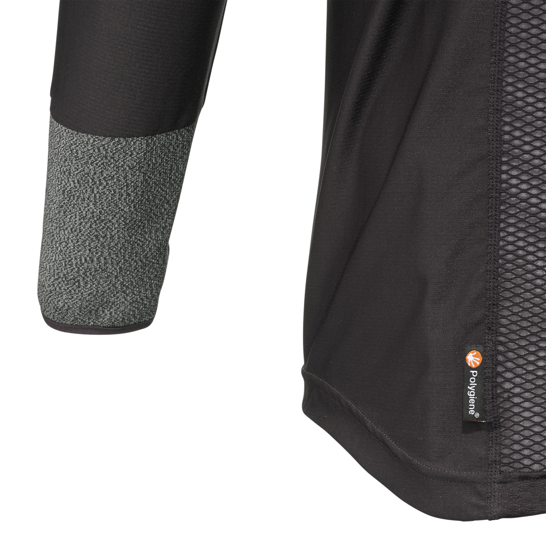 CCM Senior Pro Long Sleeve Hockey Goalie Base Layer Top black/grey
