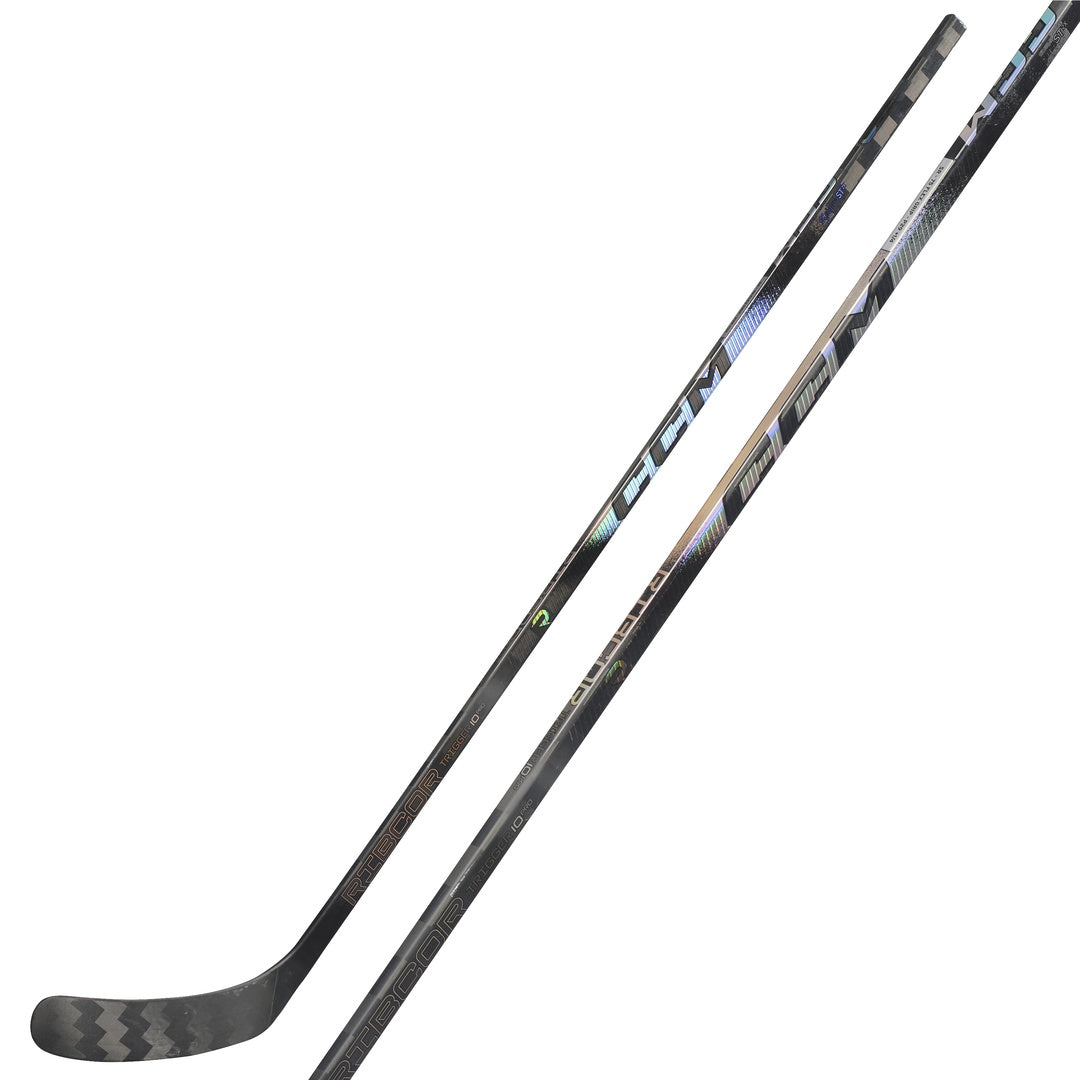 CCM Senior Ribcor Trigger 10 Pro Chrome Hockey Stick