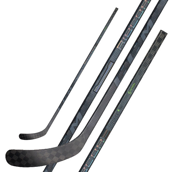 CCM Senior Ribcor Trigger 6 Pro Custom Edmonton Oil Kings Hockey Player Stick